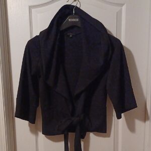 Black Women's Wrap Hooded Sweater